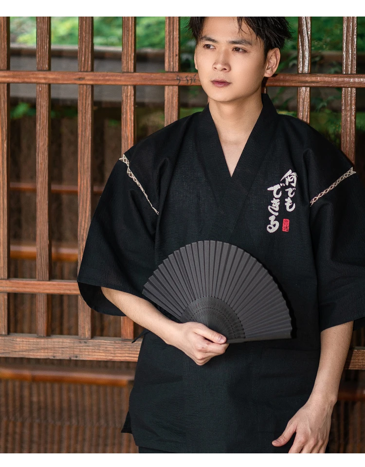 Traditioal-japon-pijama-setleri-erkekler-Yukata-Kimono-pamuk-erkek-gev ...