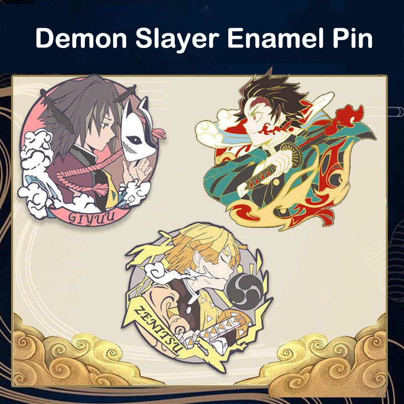 Demon Slayer 'Muichiro Tokito Chain' Enamel Pin - Distinct Pins