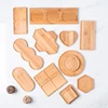 Wooden Soap Dispenser Tray Multi Bamboo Multi Shape Wooden Holder Pot Tray Home Decor Garden Supplies  Photography Props Coaster 1