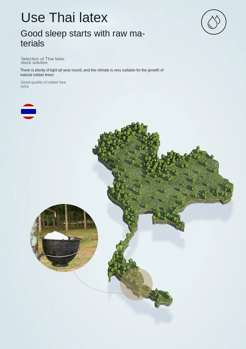 Description Picture 4 of itemHigh-grade Mattress Anti-pressure Memory Foam Filled Thick Latex Mattress Home Hotel Slow Rebound Tatami Double Full Size