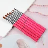 ANGNYA Nail Brush Oval Nail Art Brush For Manicure Pattern Phototherapy Acrylic UV Gel Extension Builder Drawing Painting Pen 5