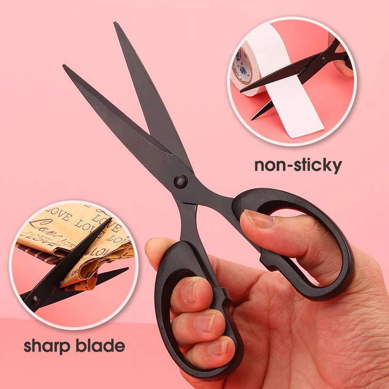 Stainless Steel Stationery Scissors Handmade Tailoring Domestic Office Paper Cut Pruning Sewing