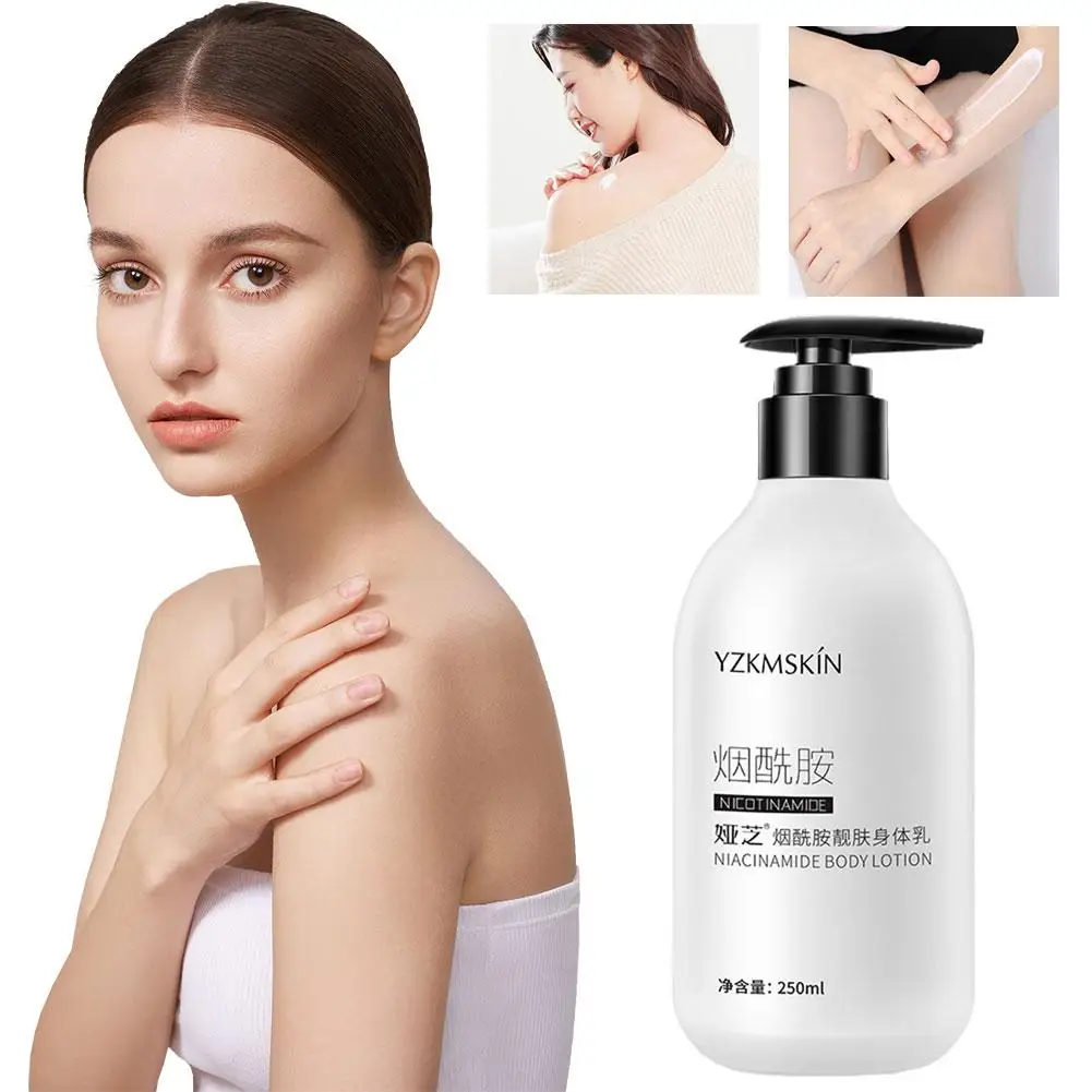 

250ml Whitening Body Lotion Body Milk Nicotinamide Essence Wholesale Cream Skin Cream Whitening&Moisturizing VC Care N9Y6