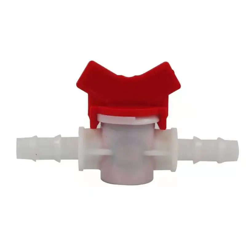 aquarium plastic float ball valve shut off automatic feed fill fish tank water filter reverse osmosis system with connector 1Pcs 4~25mm POM Ball Valve Drip Irrigation System Hose Pagoda Joint Aquarium Tank Air Pump Garden Water Pipe Valve Connector