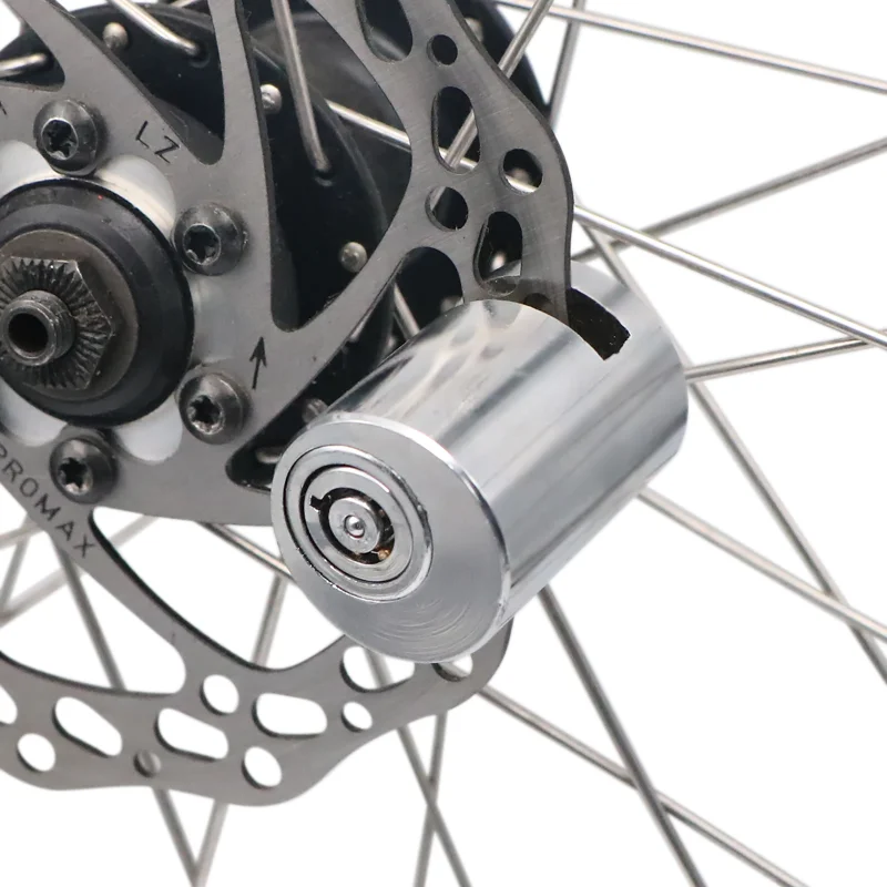 Cerradura de freno de disco de acero inoxidable para motocicleta, bloqueo de freno de disco de rueda resistente al agua, antirrobo, RR7085