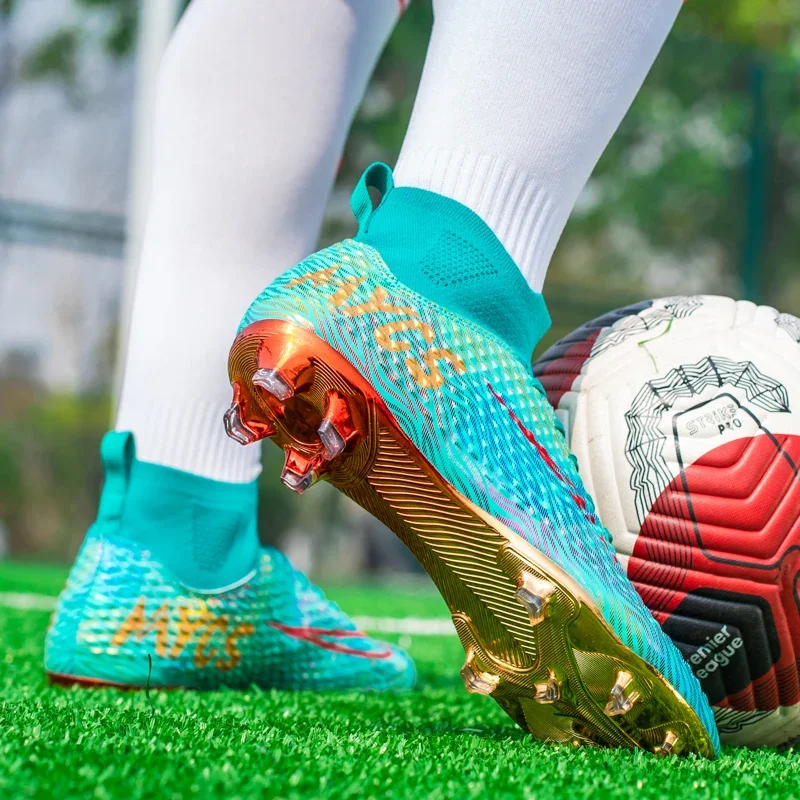 Football Boots TF/FG Training Grass Outdoor Professional Soccer Shoes Men Women Adult Teenager Non-Slip Soccer Cleats Sneakers