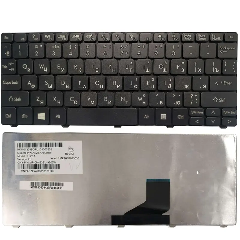 AT Batteria 5200mAh 11,1V Per Acer Aspire One AOD257, D257 E D257E - 6 Celle Li-Ion