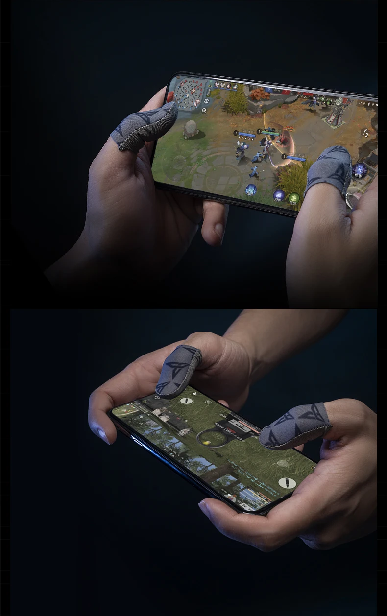 New Flydigi Silver P1 Sweat-Proof Finger Sleeve Mobile Phone Tablet PUBG Game Touch Screen Sensitivity Ultra-thin Finger Sleeve