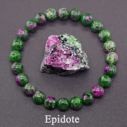 Reiki Blue Apatite Energy Bracelet - Natural Stone for Vitality & Enthusiasm (8 mm Beads)