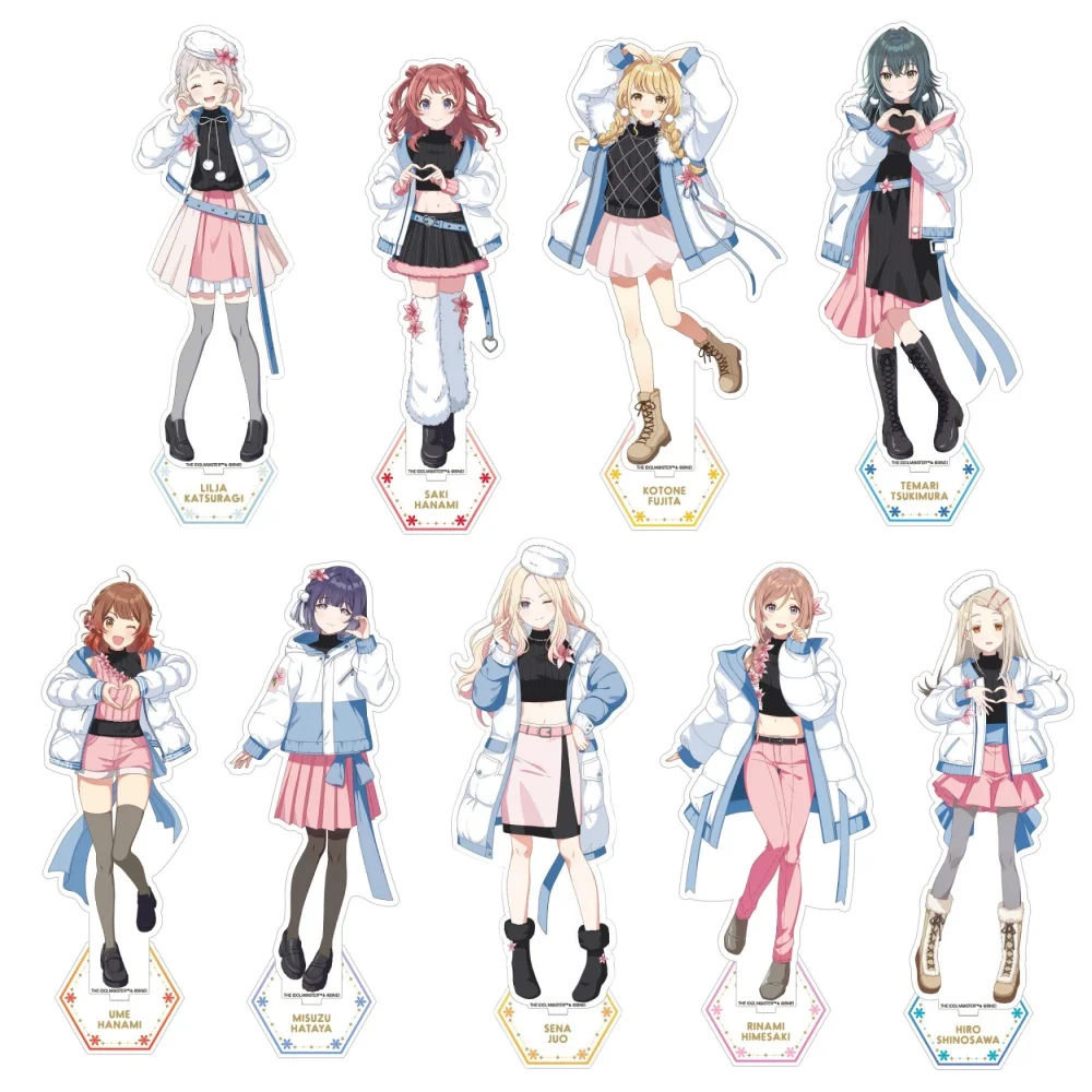 Tee Idolm@ster Mao Arimura Saki Hanami Temari Tsukimura Lilja Katsuragi China Kuramoto Mao Arimura Acryl Stand Ornament Geschenke