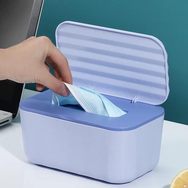 Seat Type/Wall Mounted Dual-purpose Tissue Box Wet Wipes Dispenser With Dust Lid Napkin Paper Case Box Home Car Napkin Holder 2