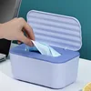 Seat Type/Wall Mounted Dual-purpose Tissue Box Wet Wipes Dispenser With Dust Lid Napkin Paper Case Box Home Car Napkin Holder 2
