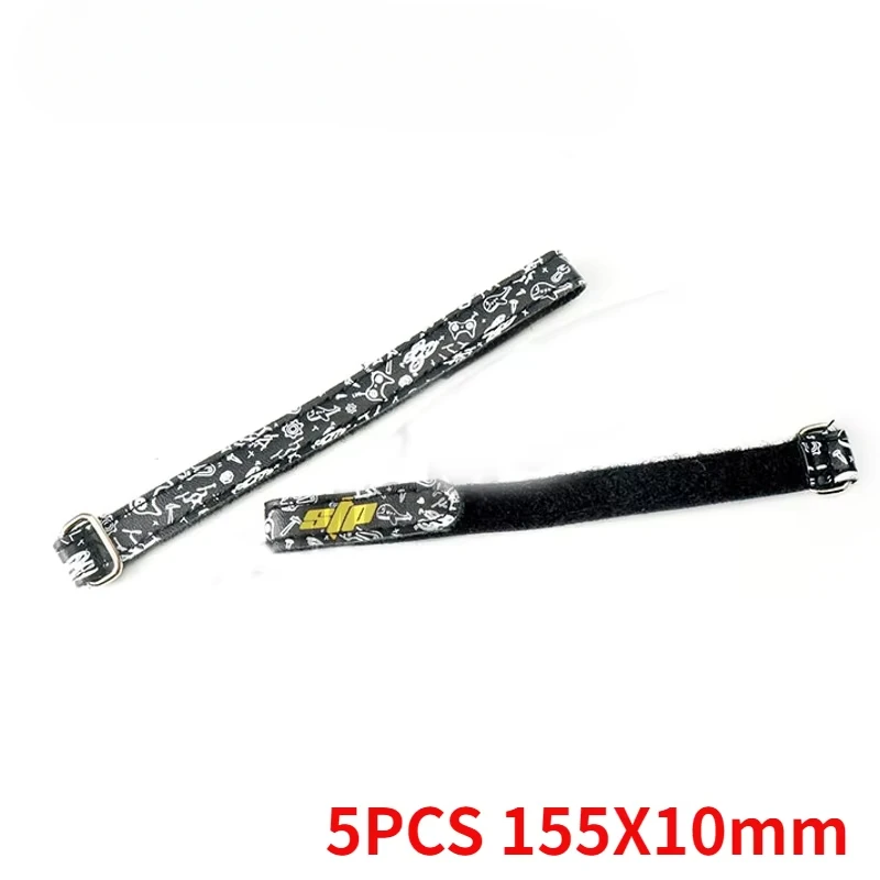 Lot de 5 sangles batterie Lipo STP 155x10mm pour FPV drone