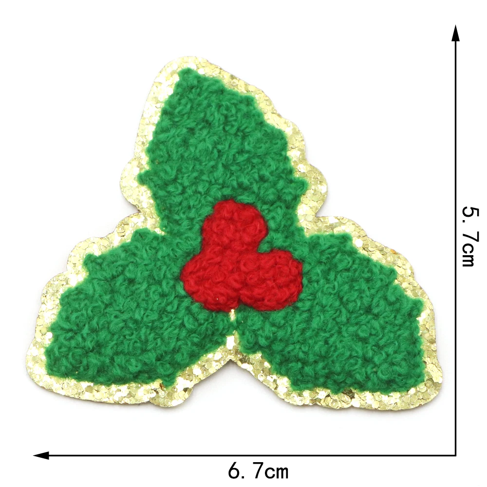 1pc Santa Claus Lebkuchen mann Stickerei Patch Eisen auf Patches für Kleidung Thermo kleber Patches auf Kleidung Bügeln Aufkleber – Detail 16