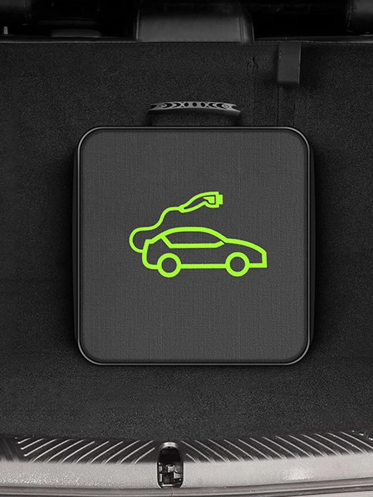 Fire Retardant Electric Vehicle Charger Cable Holder Bag