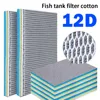 Aquarium Filter Media Newly Premium 12Layer Filter Pads For Fish Tank Aquarium Sponge Foam Filter Accessories for Pond Cuttable 1