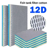 Aquarium Filter Media Newly Premium 12Layer Filter Pads For Fish Tank Aquarium Sponge Foam Filter Accessories for Pond Cuttable 1
