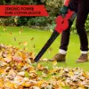 Cordless Leaf Blower Compatible with Milwaukee 18V Battery (Tool Only) Electric Handheld Jobsite Air Blower for Lawn Care Yard 6
