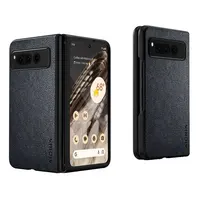 Luxury Leather Case For Google Pixel Fold Premium Business Style Retro Litchi Pattern Back Cover for Pixel Fold phone funda 1