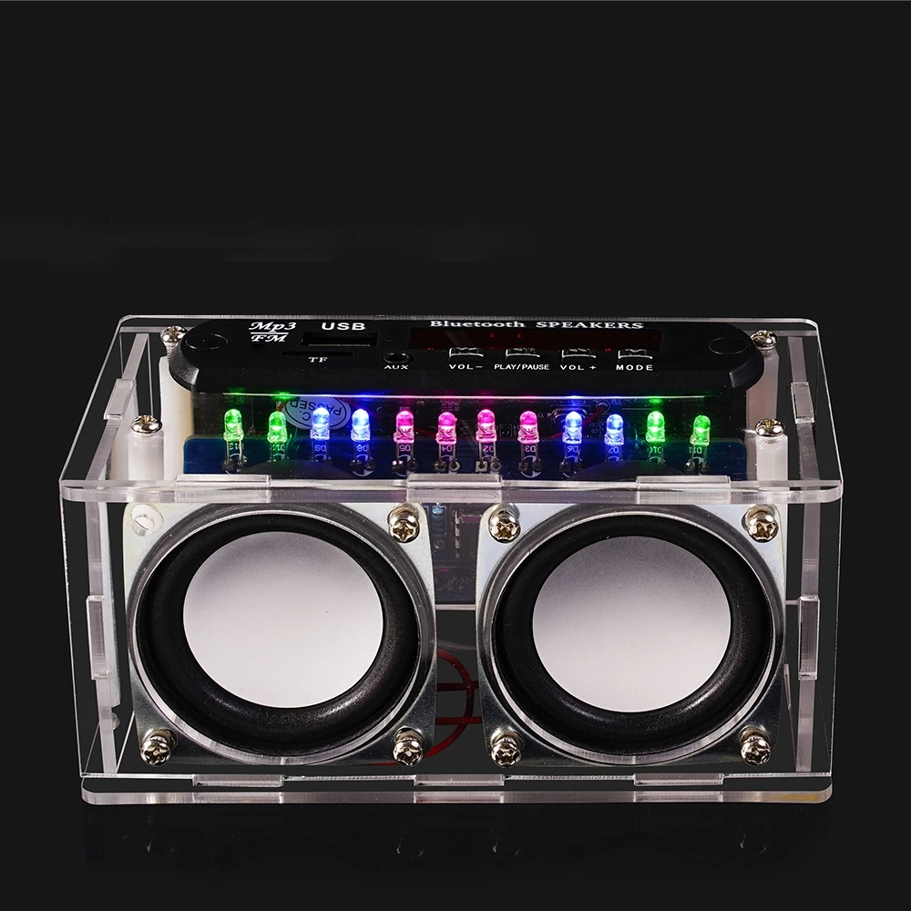 Electronic Bluetooth Speaker With FM Radio DIY Soldering