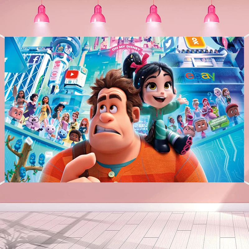 Disney-wreck-it-Ralph-Balloons-figura-de-dibujos-animados-Vanellope ...