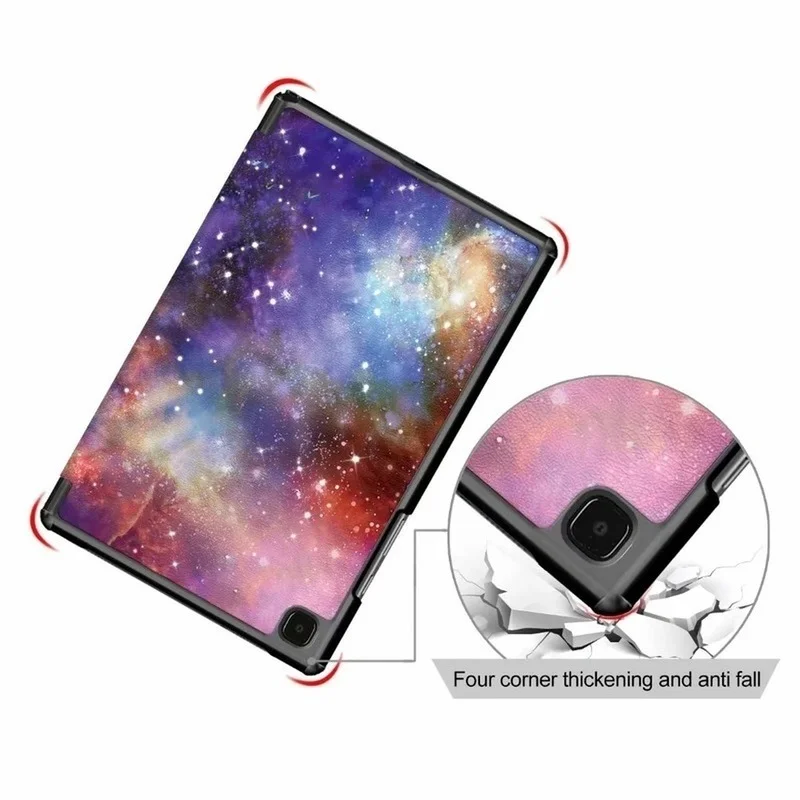 Voor Samsung Galaxy Tab A7 10.4 SM-T500 A7 T220 S6 Lite 2022 Tablet Cover Funda Voor Tab A8 10.5 2021 X200 10.1 T510 A9 Plus Hoesje