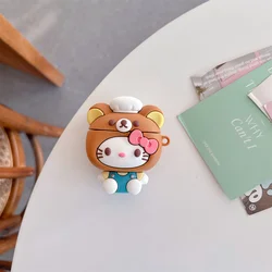 Adorable 3D Cartoon Silicone Earphone Case with Charm - Airpods 4 (NF517 - 1)