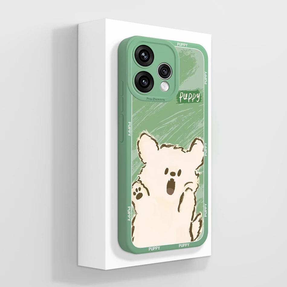 Lovely Cartoon Pattern Soft Silicone Phone Case