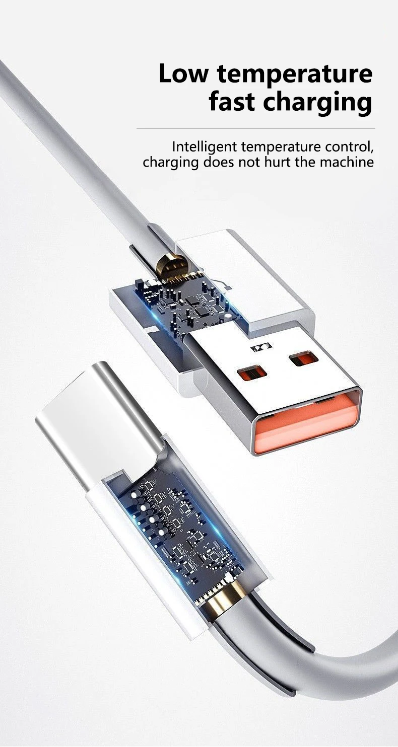 Tanie Elough 10A 120W USB typ C superszybki kabel ładujący do Huawei P40 sklep