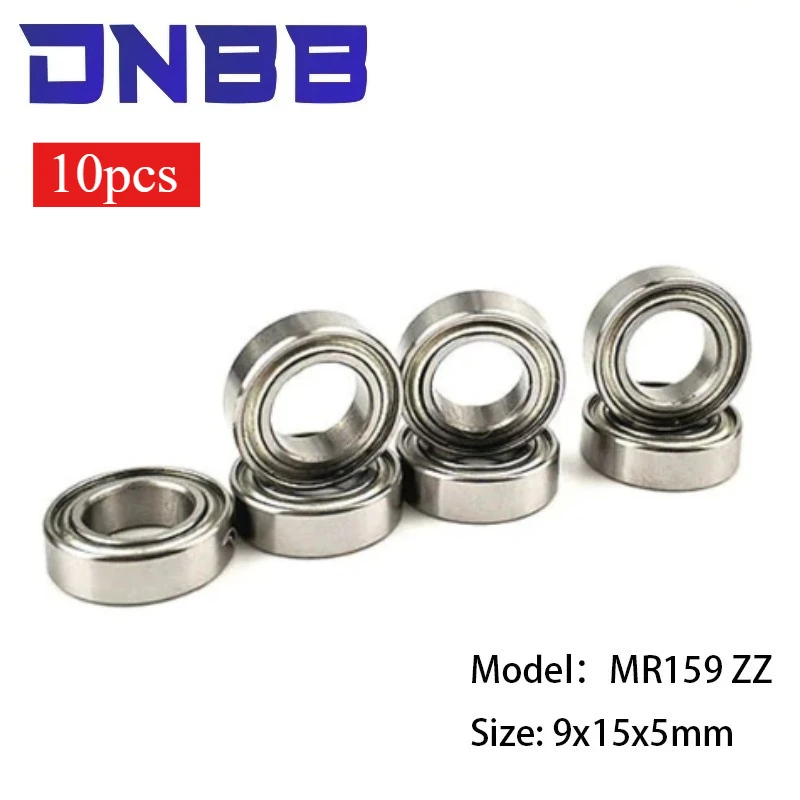 Cuscinetti A Sfera Miniatura MR104 ZZ – ABEC-1 – 4x10x4 Mm – Confezione Da 10 Pezzi – Acciaio Al Cromo 52100 - 2