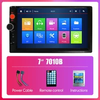 KUNFINE Universal 2 Din 7" Touch Screen Car Multimedia Player Car Radio Car Stereo MP5 MP3 Player With Bluetooth FM/USB/AUX