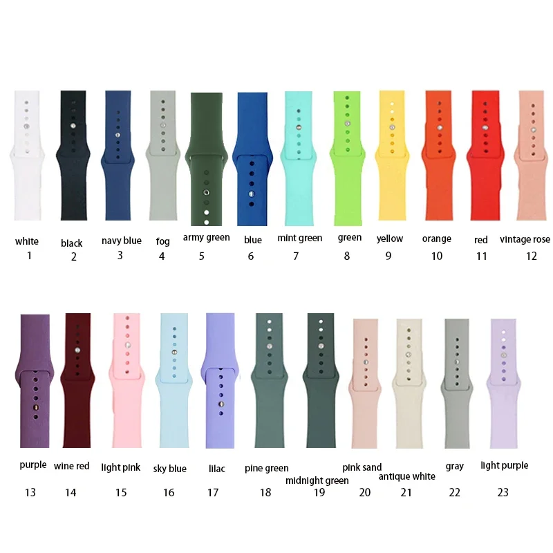 Soft Silicone Replacement Strap