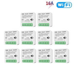 Enhanced WiFi Smart Switch with Energy Monitoring and Voice Control Integration - Smart Switch (10pcs No Power Meter)