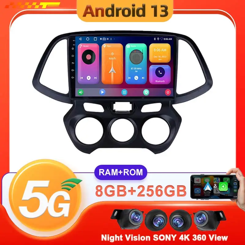 ZUBIX Android Autoradio Für Hyundai Santro - 9.7 Zoll Touchscreen Mit Apple CarPlay