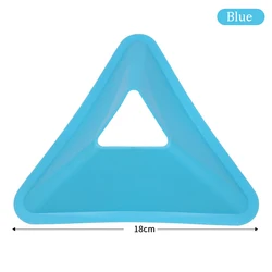 10-Piece Triangle Agility Training Cones Set for Soccer and Sports Practice (Blue 10PCS)