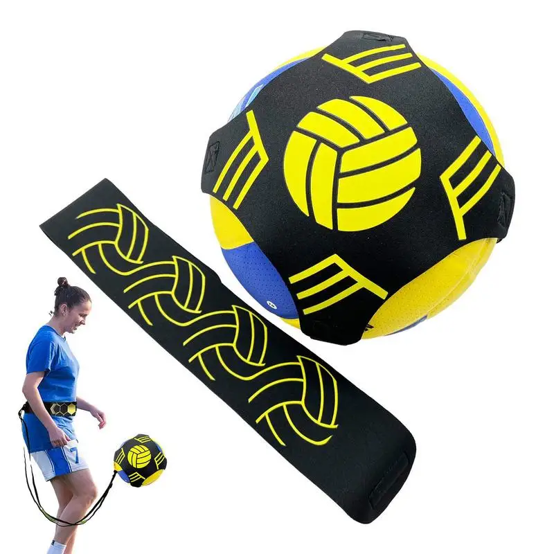 

Soccer Ball Juggle Bag Children Auxiliary Circling Belt Kick SoloSoccer Trainer Football Kick Kids Football Training Equipment