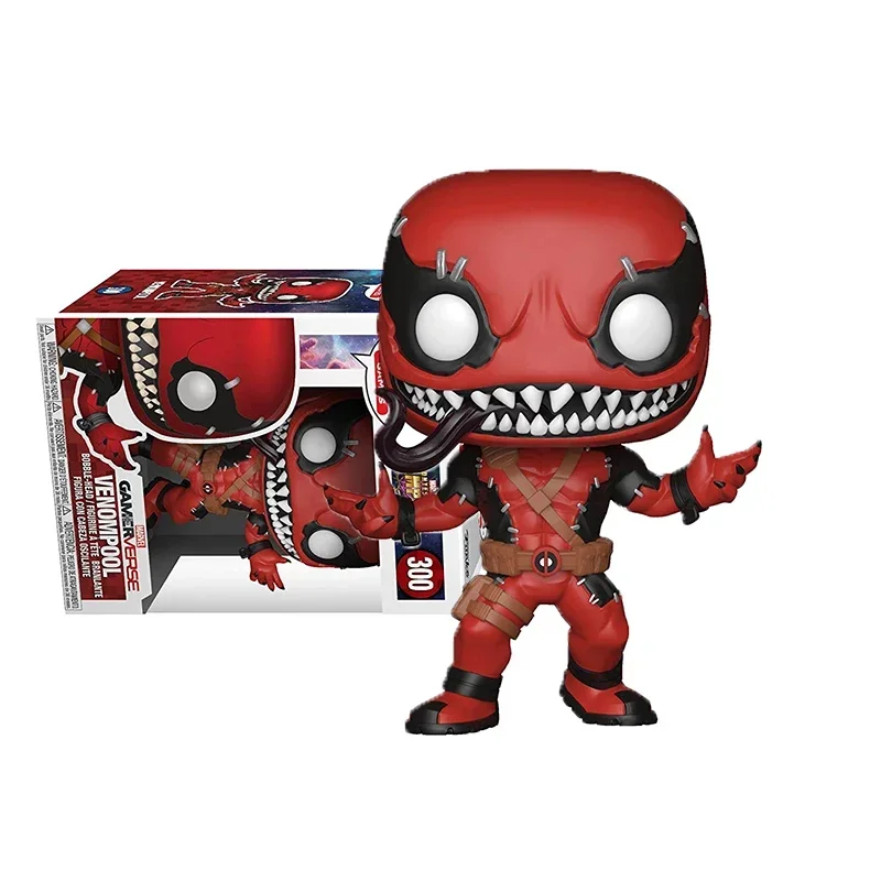 thumbnail image 4 of Figura de acción exclusiva de Deadpool the Duck, modelo coleccionable de Funko Movies Venomized Venompool n.° 300, Death Venom n.° 82, n.° 230, 4 of 5