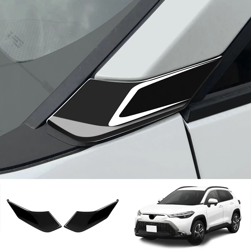 

A Pillar Front Side Window Panel Cover Trim Garnish For Toyota Corolla Cross 2021 2022
