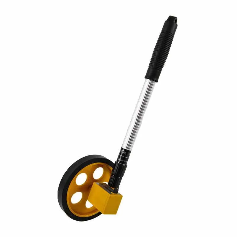 Measuring Wheel Telescopic High Visibility Distance Measuring Wheel 0-999.9m Roller Distance Meter Tape Rangefinder