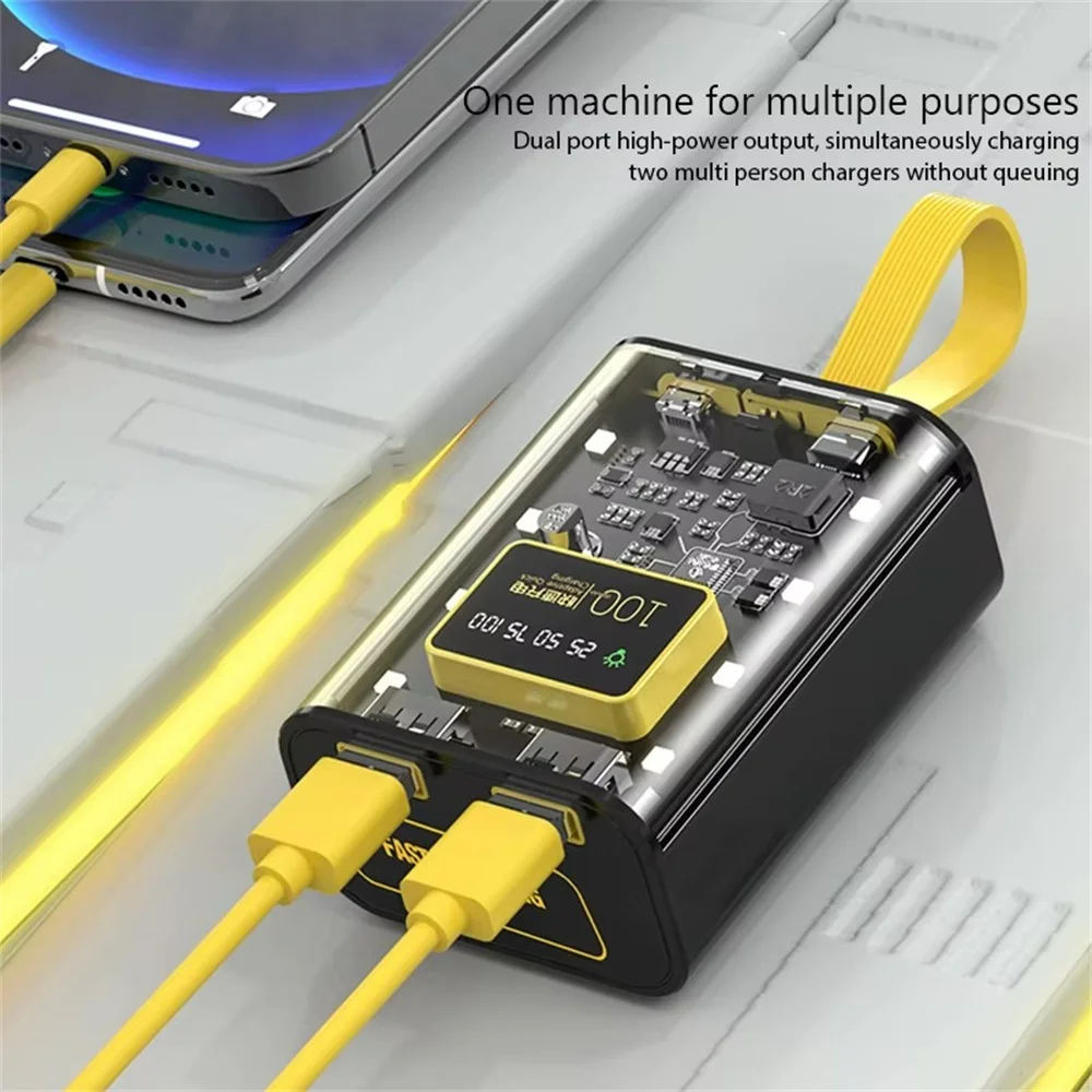 5V 2A 듀얼 USB 출력 배터리 충전기 케이스 DIY 보조배터리 박스 고속 충전 18650 배터리 충전 보관함 야간 조명 포함