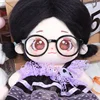 Cotton doll accessories glasses 20cm, black framed transparent glasses for cartoon dolls 4