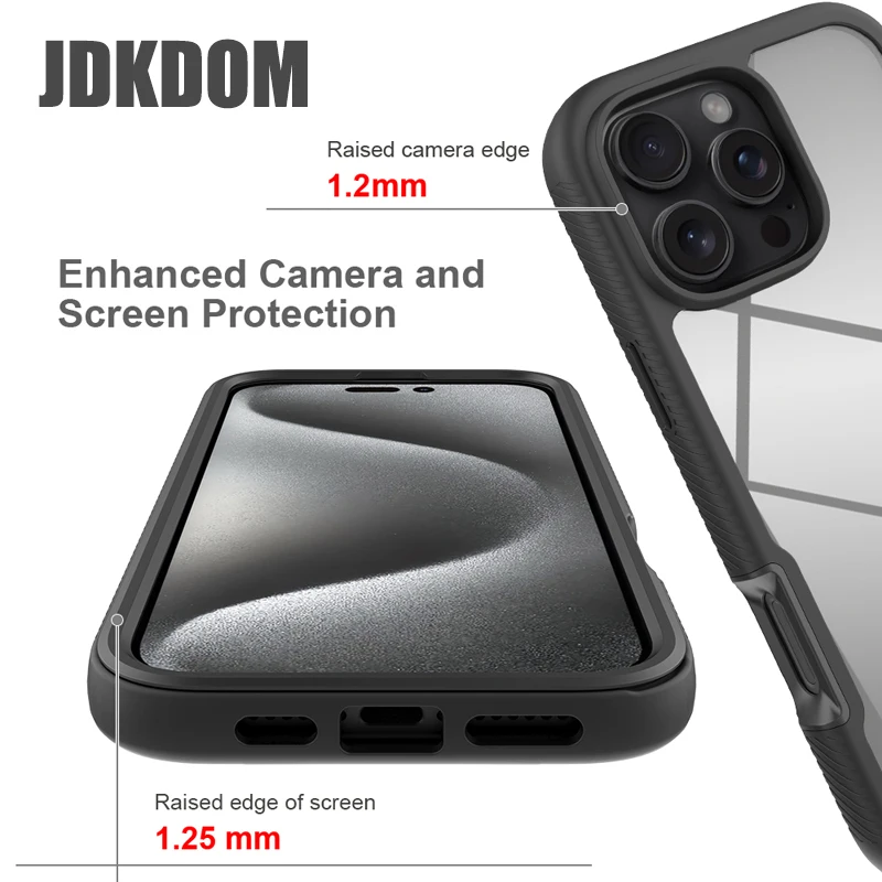 Shockproof Armor Case - Durable Protective Cover by JDKDOM