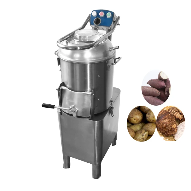 

Commercial Stainless Steel Barrel Separation 15L 165kg/h Taro Food Peeling Machine with CE
