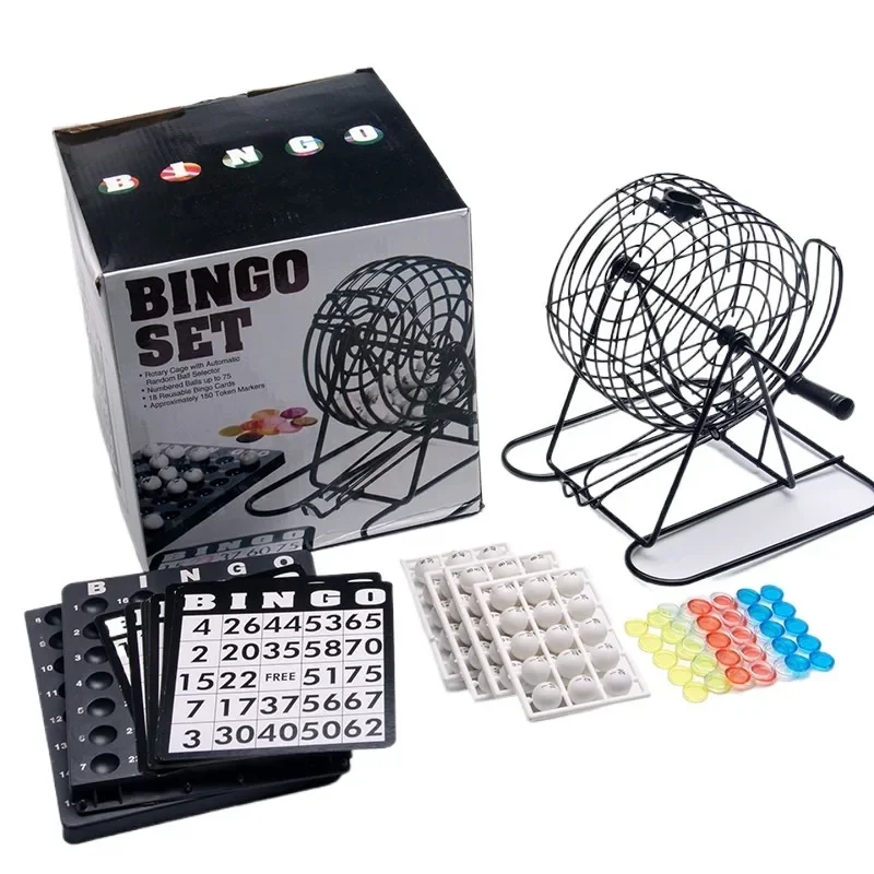 Fun Machine Portable Bingo Game Friend Home Party Entertainment Bar Party Table Game Random Number Lottery Machine Ruleta Casino