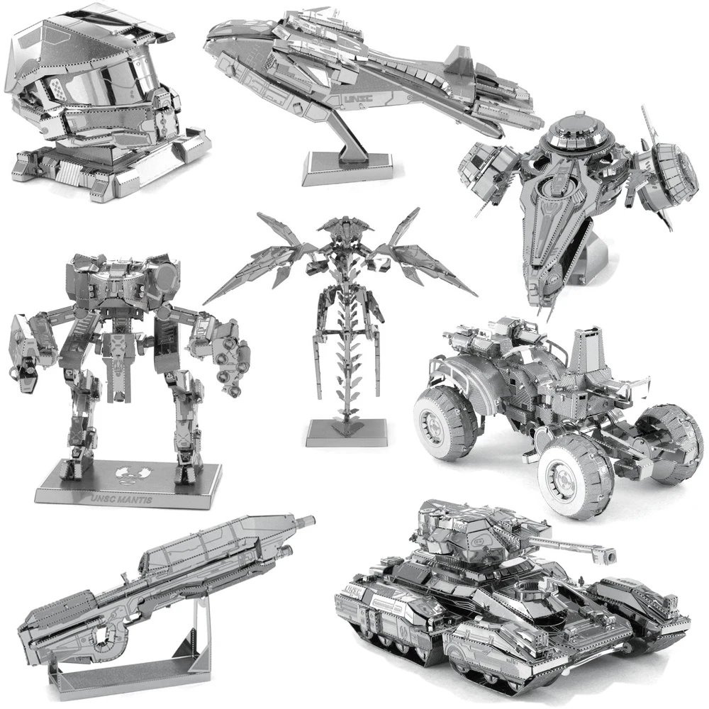 3DMetalPuzzlePCGameHALOGuardiansForerunnerPhaetonUNSCWarthog