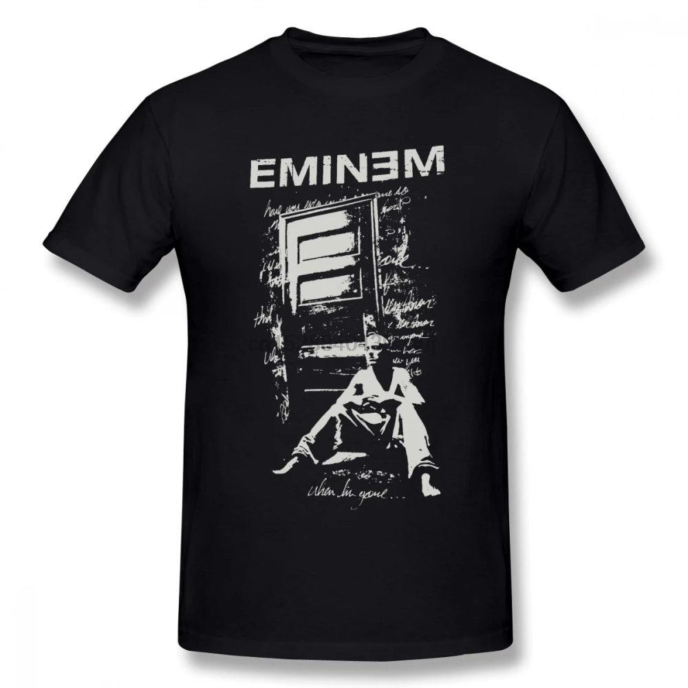 

Eminem Men T Shirt Popular Leisure Plus Size Cotton Crewneck Short Sleeve Men T-Shirts