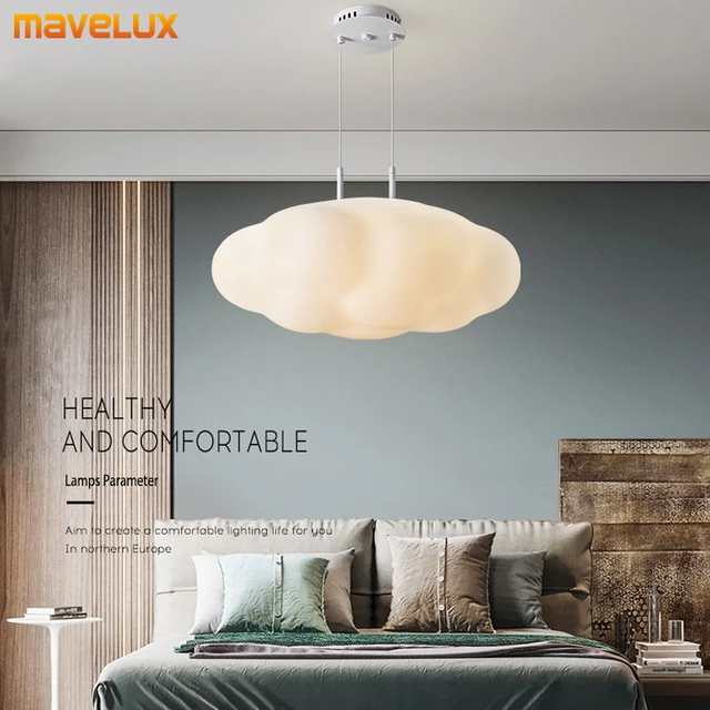 LED Cloud kids room chandelier Lighting indoor home ceiling decor multi  color chandelier flush mount ceiling chandeliers - AliExpress