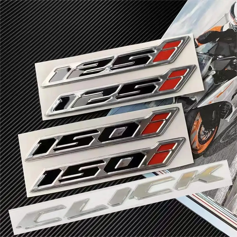 3D Waterproof For CLICK 125i 150i HONDA Motorcycle Refitting Soft Adhesive Sticker Decorative Sticker Body Logo Decal