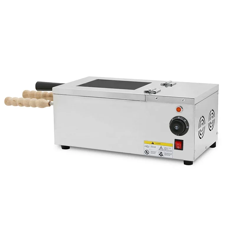 Commercial Bagel Machine, Ice Cream Bagel Machine, Chimney Rolling Hungarian Cake Roll Oven
