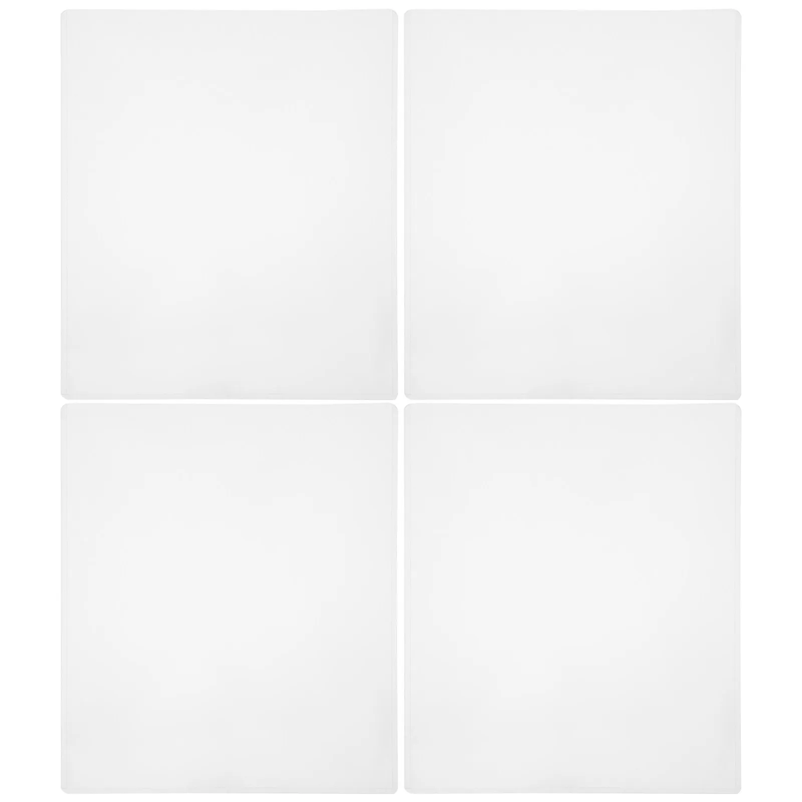 10Pcs 사진 보호기 투명 플라스틱 슬리브 방수 문서 포스터 인증서 시트 보호기 8.5x11 인치 플라스틱